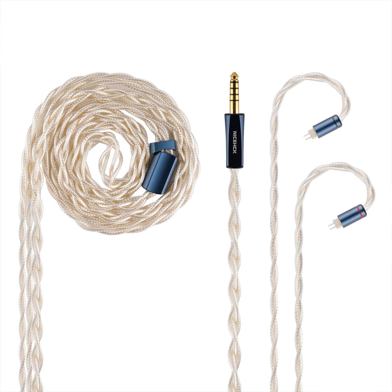 NICEHCK AuKing2 HiFi IEM Cable,7N Gold Plated OCC+Silver NICEHCK AuKing2 HiFi IEM Cable,7N Gold Plated OCC+Silver