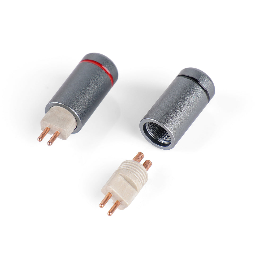 NICEHCK Unplated OFC 2Pin Connector for Headphones, High-Quality Copper Audio Plug for IEMs Headphones