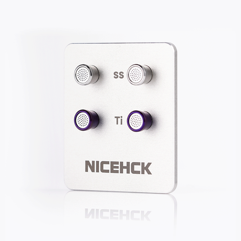NICEHCK Replaceable Acoustic Tubes Set – Titanium & Stainless Steel So