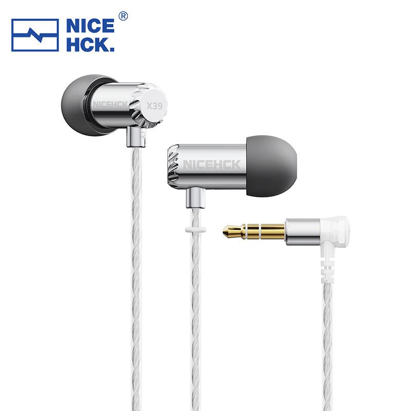 NICEHCK X39 16mm Dynamic In-Ear Earphones, 1DD Titanium Coated Diaphra