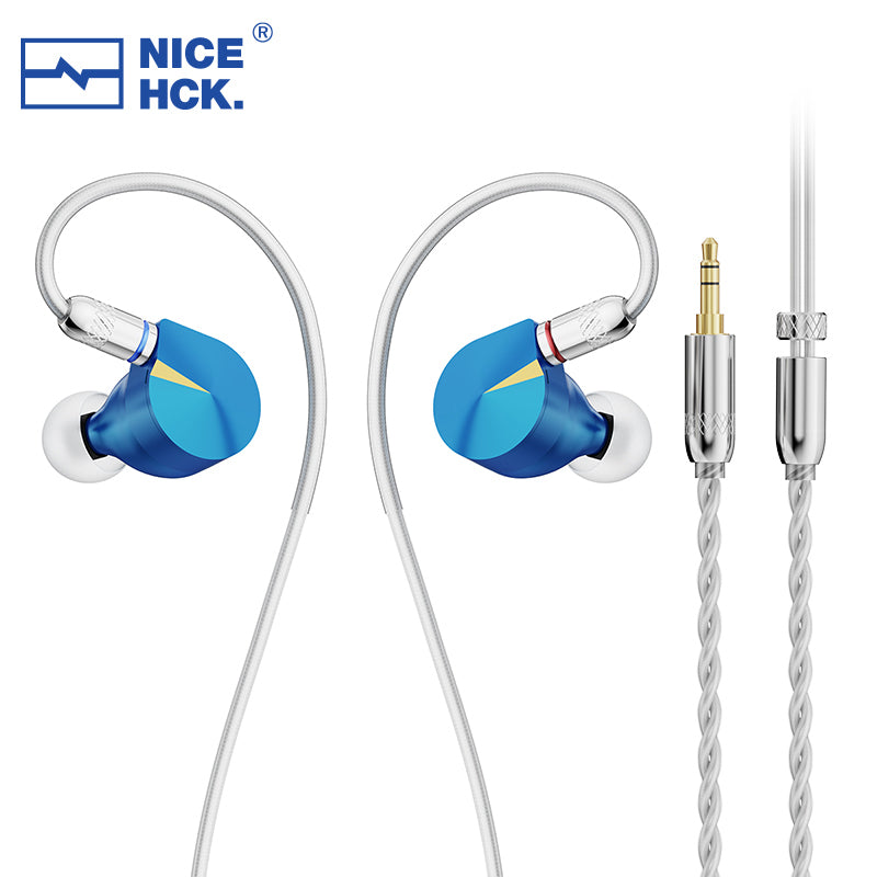 NICEHCK F1 Pro 14.2mm 平面ドライバー インイヤーモニター HiFi IEM イヤホン 有線 N55 マグネットアレイ 2 um  ダイヤフラム 取り外し可能な 2 ピン 銀メッキ OCC ケーブル ミュージシャン シンガー オーディオマニア向け