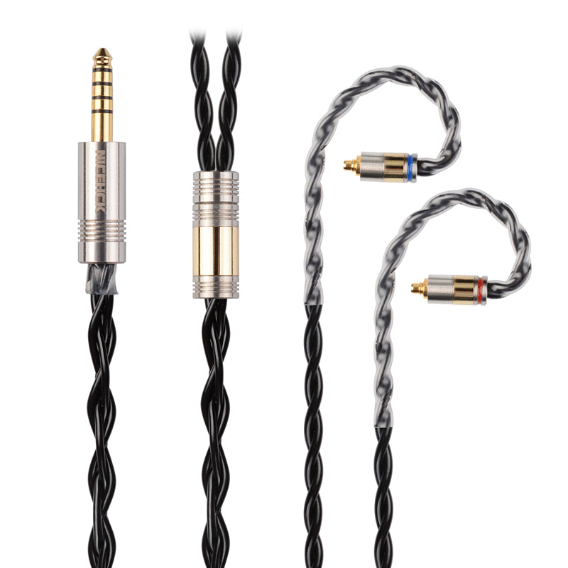 NICEHCK BlackCat IEM In Ear Monitor Cable, Zinc Copper Alloy Oil Soak  Material, 3.5mm Plug MMCX Upgrade Cable, Detachable Metal Connector, Hi-fi  ...