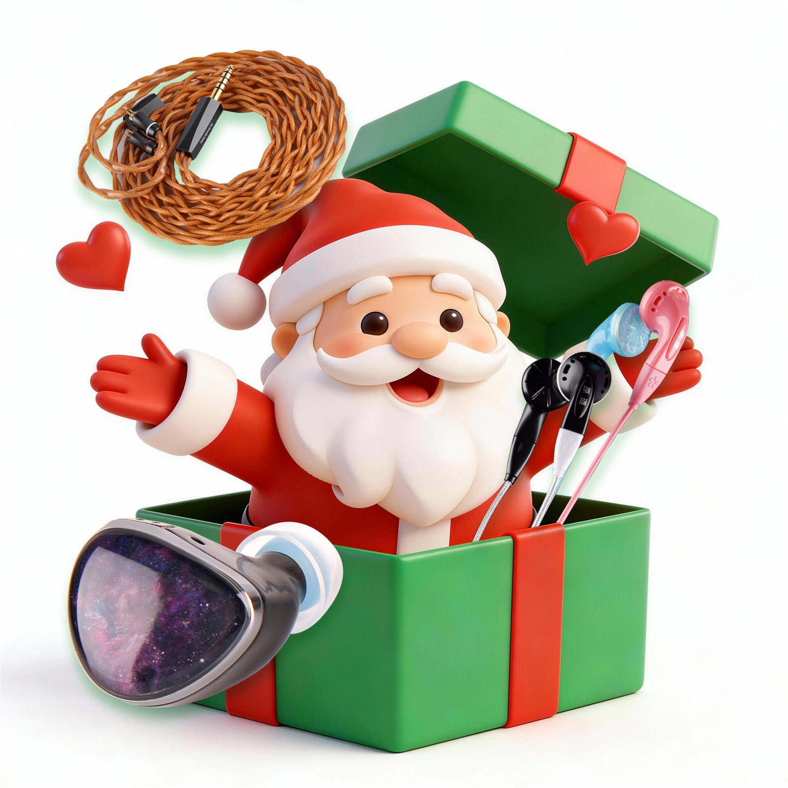 Lucky Bag Blind Boxes 인이어 모니터 유선 헤드폰, IEM 이어폰 업그레이드 케이블,Lucky Order 랜덤 추점