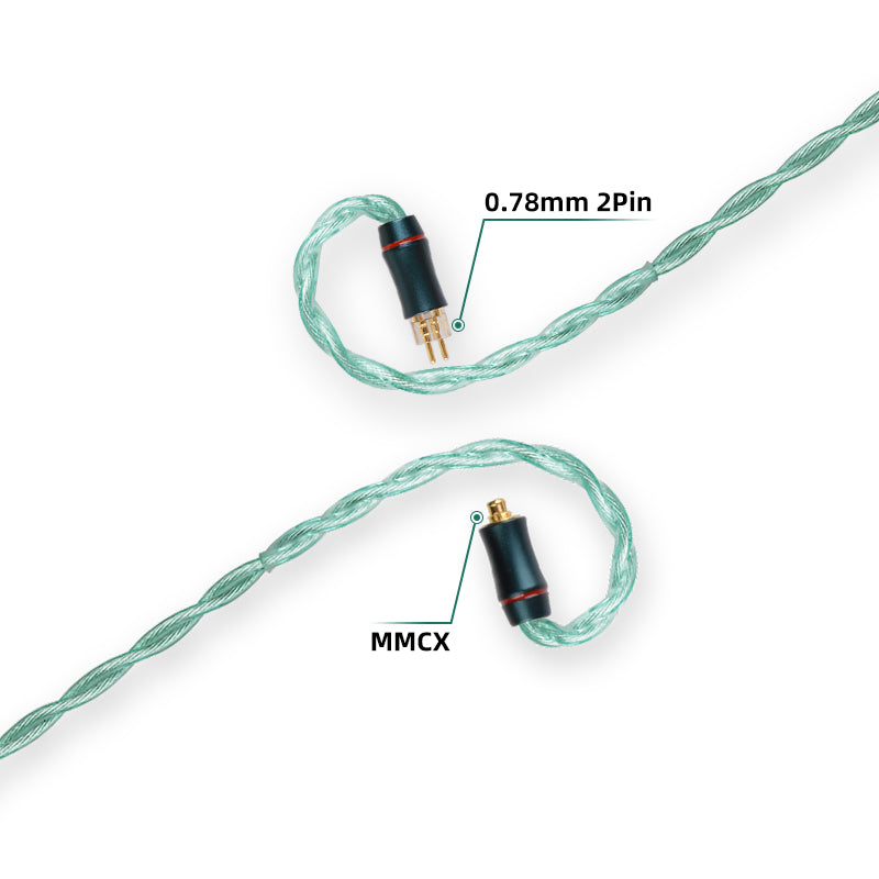 NiceHCK FourMix Flagship In Earphone Cable Quaternary Alloy Upgrade Wire  3.5/2.5/4.4 MMCX/0.78/N5005 Pin For IEM Headphones Youth M5 S12 Olinaphone