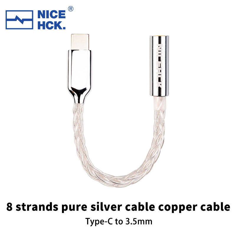 NiceHCK TC3 金属合金シェル ALC5686/C100 HiFi デコード アダプター