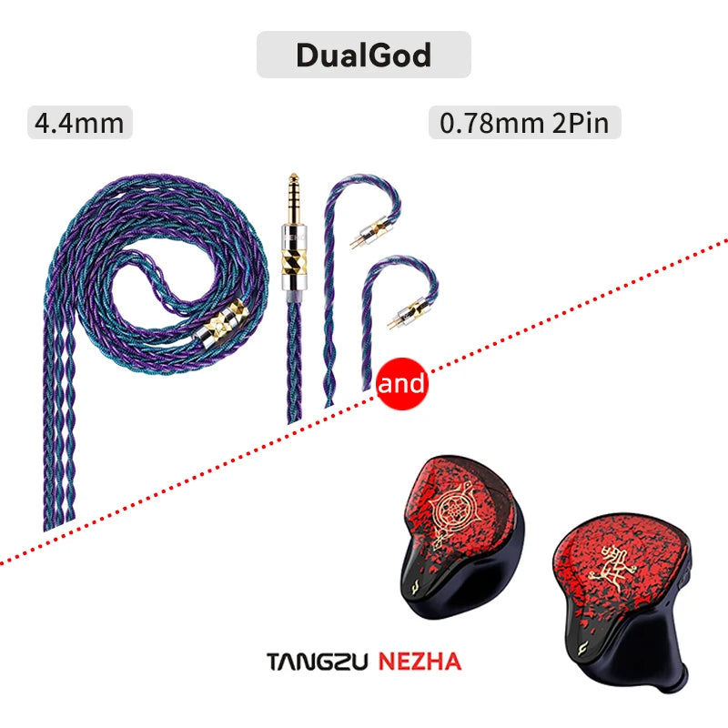 TAHI　3x2 nature sound HAKUGEI Sound Of Thunder Litzs 6N OCC Copper Mixed Silver