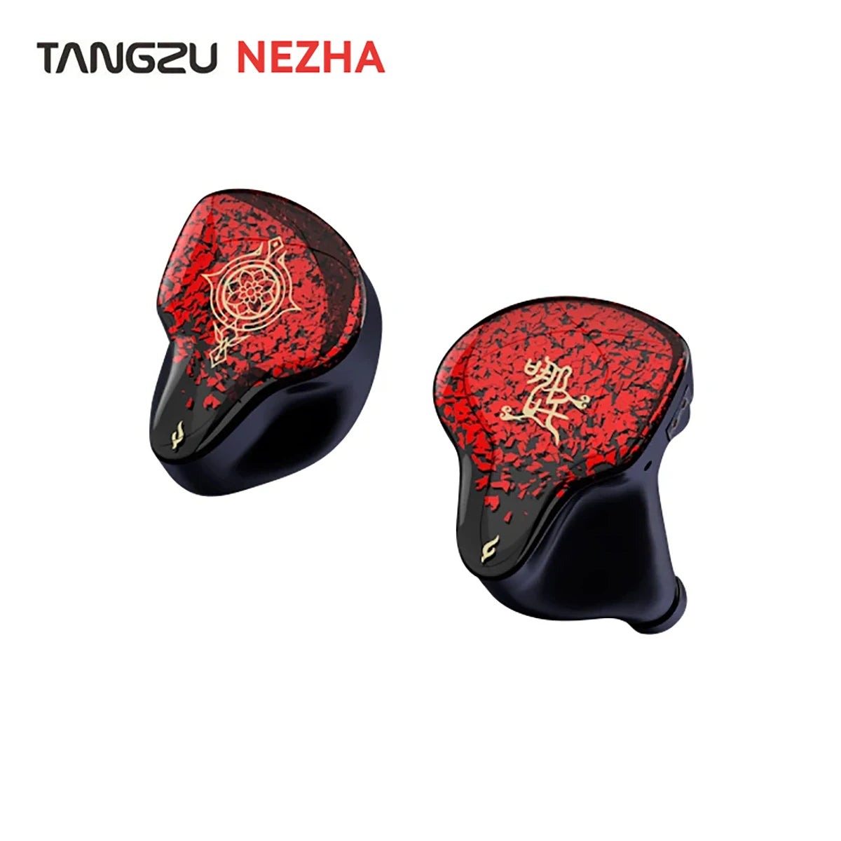 TANGZU Nezha 6BA+1EST ハイブリッド マルチドライバー インイヤーモニター HiFi 樹脂イヤホン IEM イヤホン AceOrpheus DualGod WabiZone オプション付き