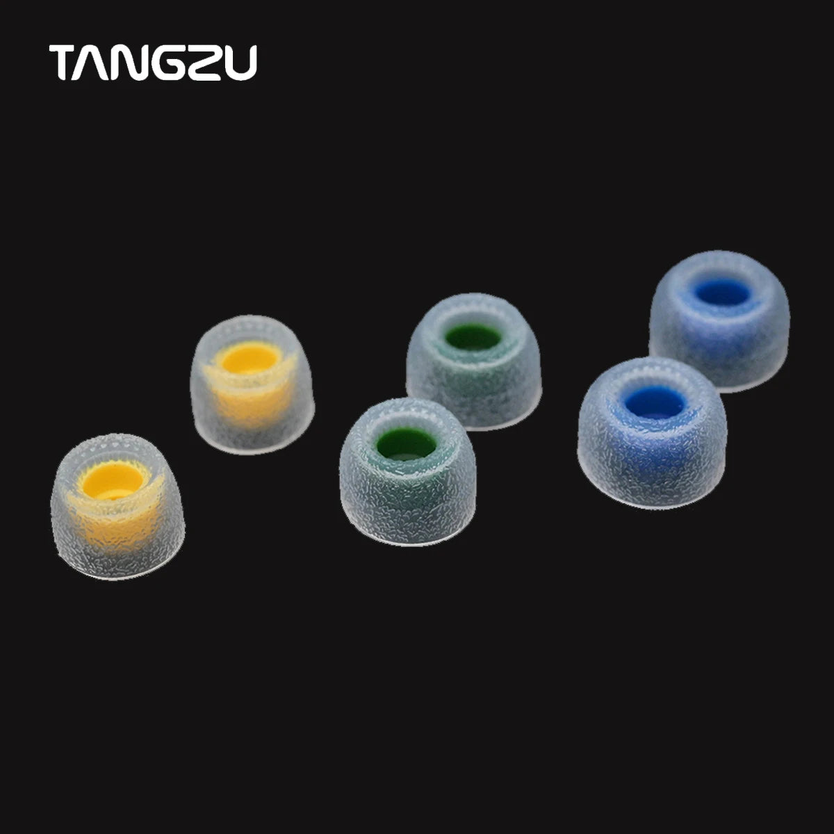 TANGZU Tang Sancai ワイドボアバージョンチップ 3ペア フルセット シリコンイヤーチップ Fudu WAN ER SG Princess Changle イヤホン IEM 用