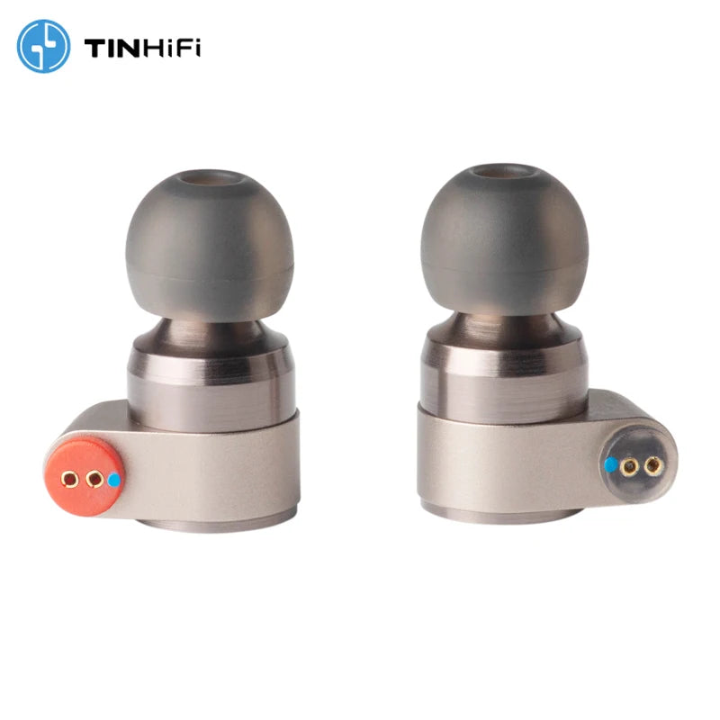 TINHIFI T2 TIN HIFI T2 Metal Earbud HIFI Wired In Ear Earphone Double Dynamic Drive Bass Music Earphone 0.78mm 2pin Headset