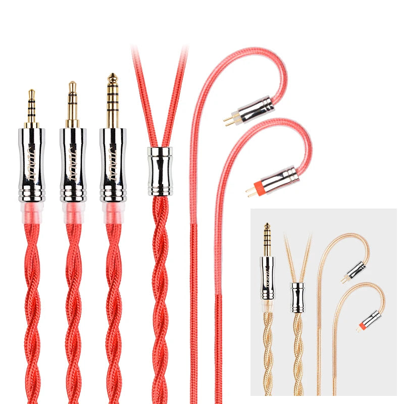 NICEHCK GOLDCROWN 3.5mm 2pin KZ kinera NICEHCK GOLDCROWN 3.5mm 2pin KZ kinera